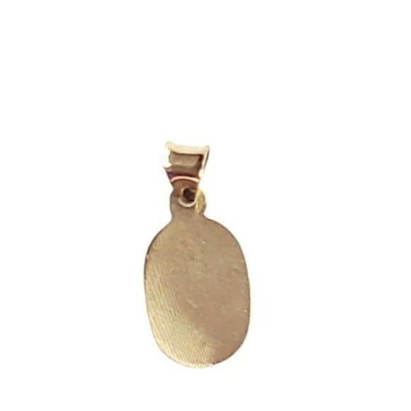 14K Solid Gold Jesus Pendant, 20 mm Real Gold Jesus Christ Pendant, Small Crucif - Picture 11 of 14